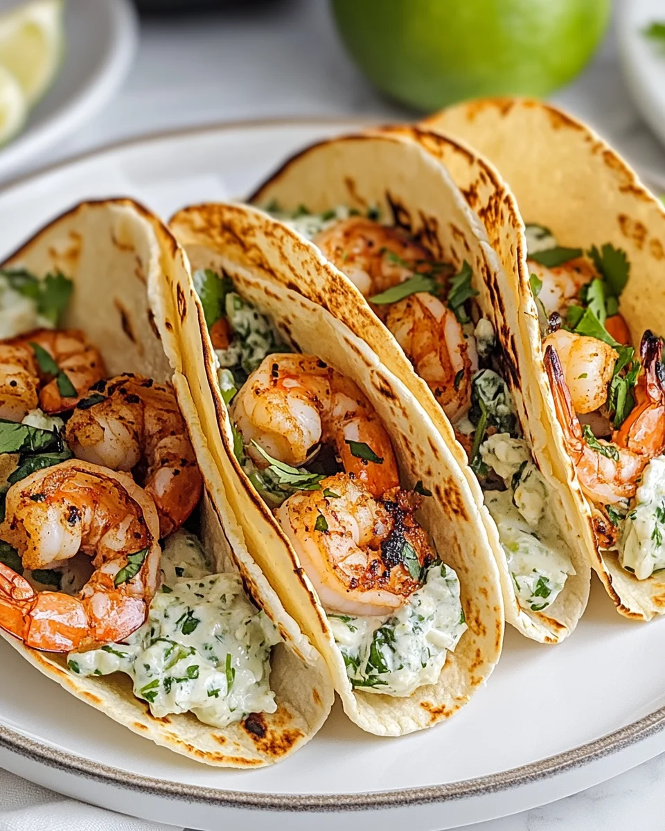 Cilantro Lime Shrimp Tacos Cilantro