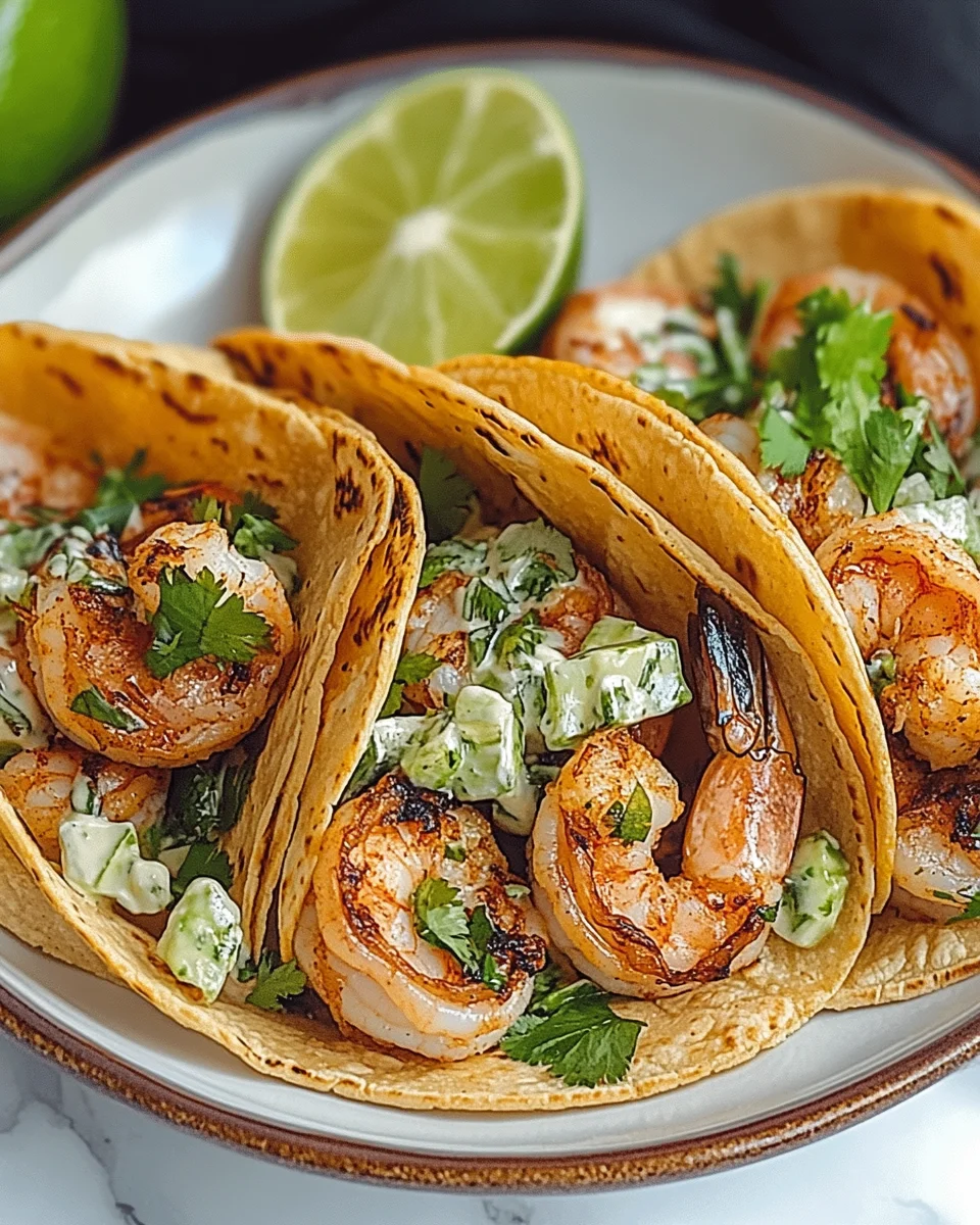 Cilantro Lime Shrimp Tacos Cilantro