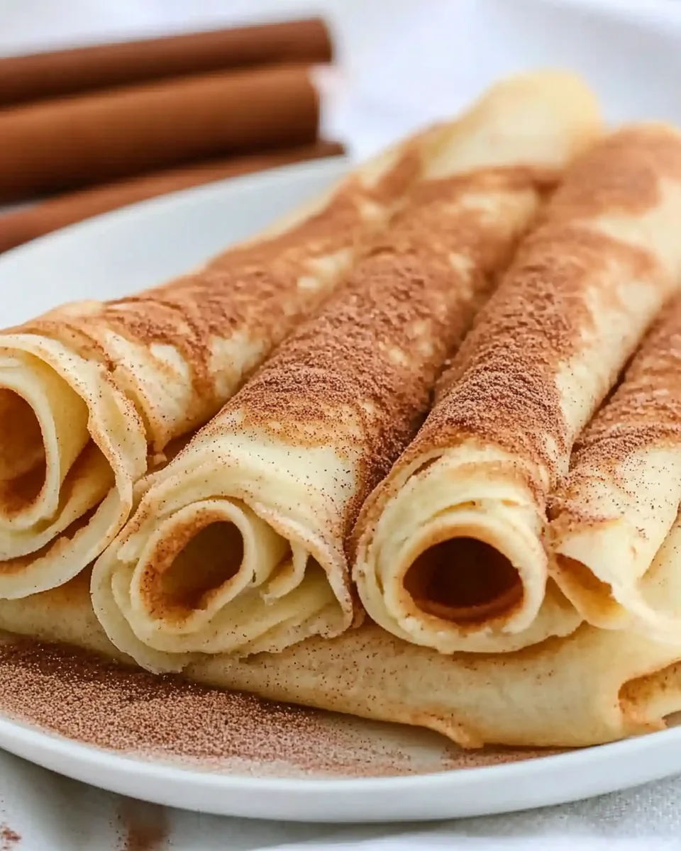Cinnamon Roll Protein Crepes Cinnamon