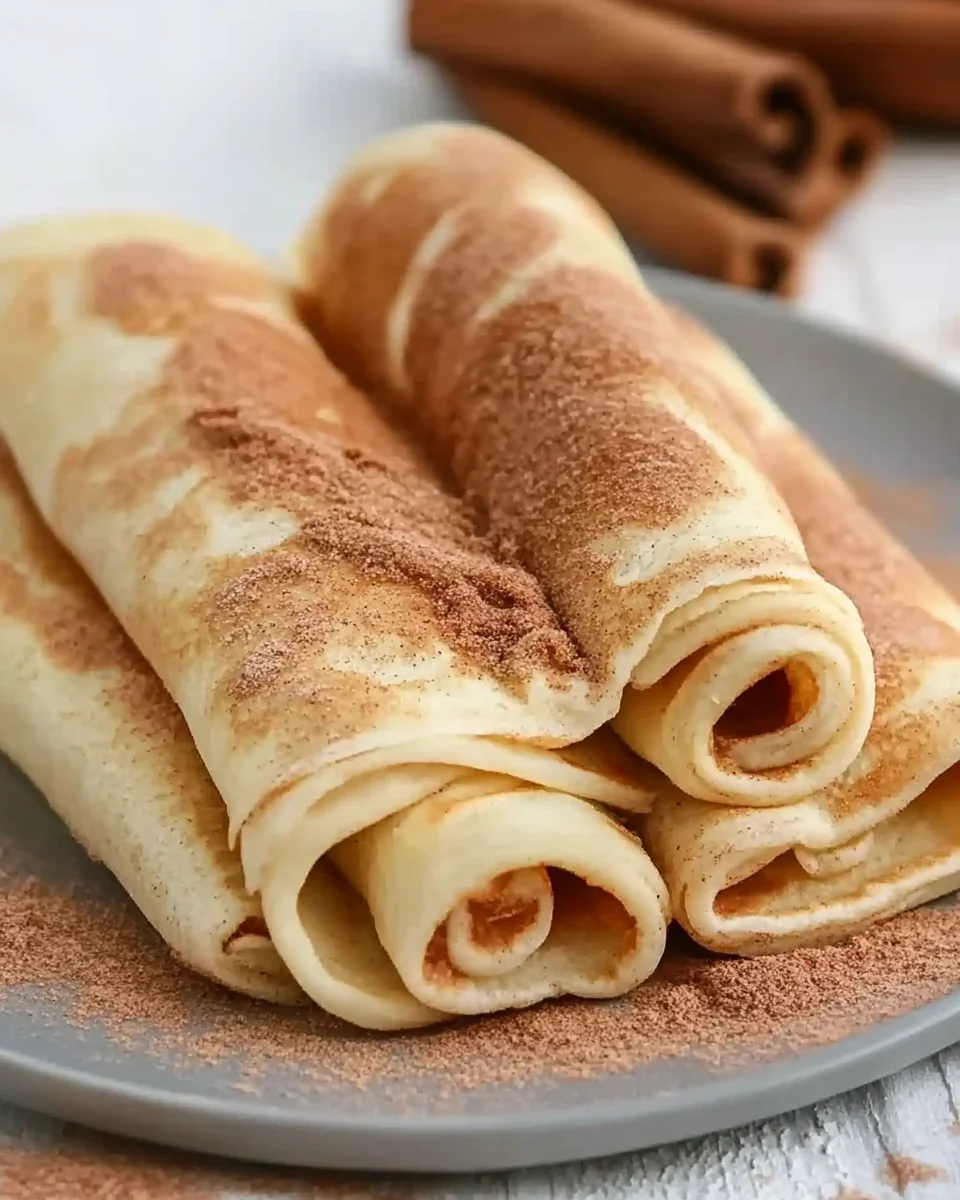 Cinnamon Roll Protein Crepes Cinnamon