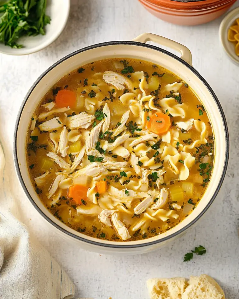 Classic Rotisserie Chicken Noodle Soup