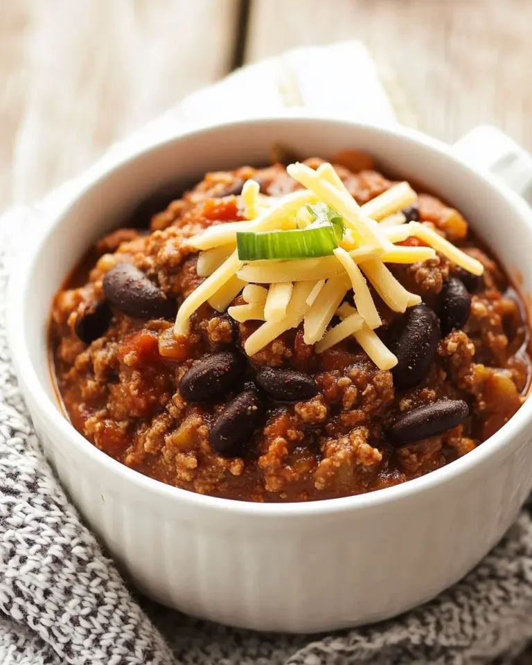 Classic Slow Cooker Chili