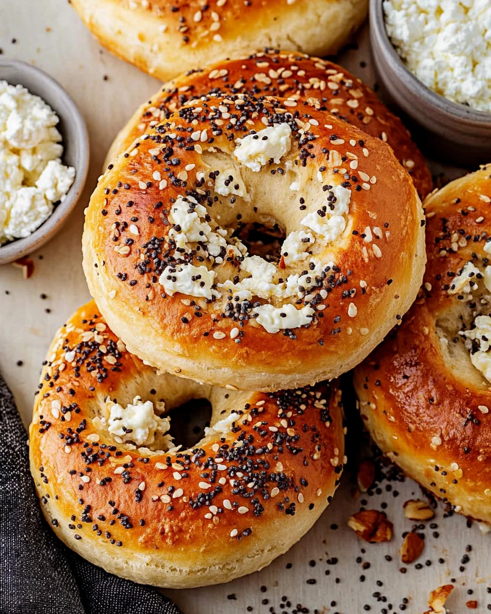 Cottage Cheese Protein Bagels Cottage