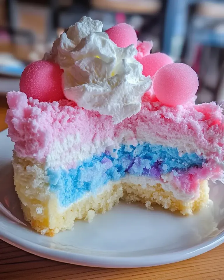 Cotton Candy Cheesecake