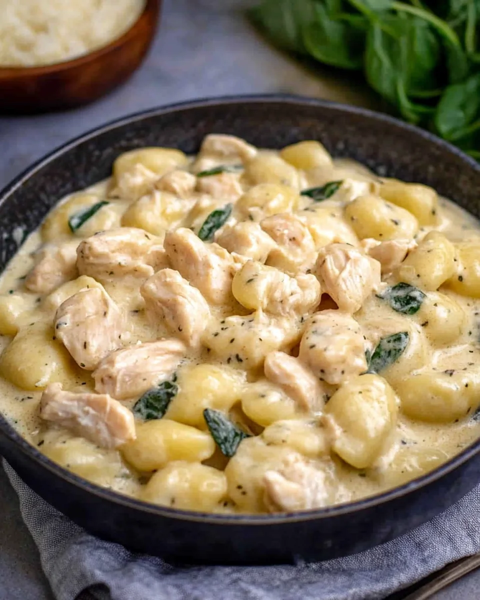 Creamy Chicken Gnocchi Creamy