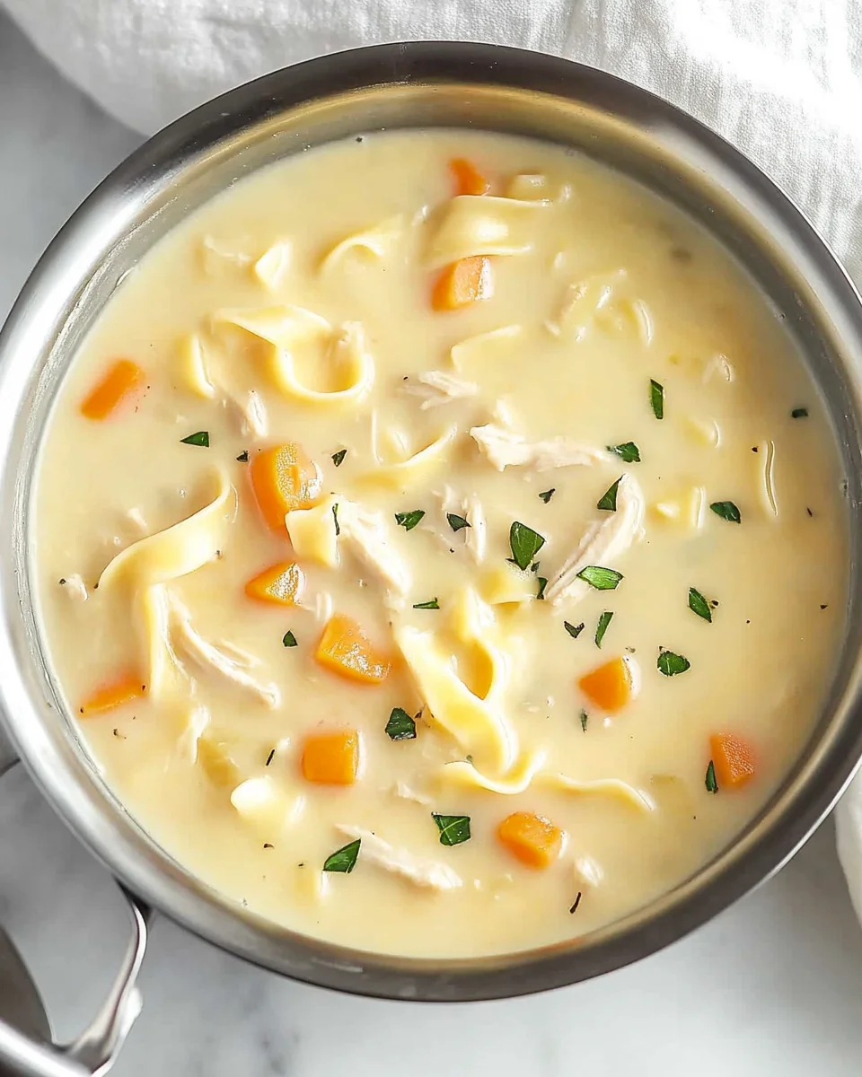 Creamy Chicken Noodle Soup Creamy