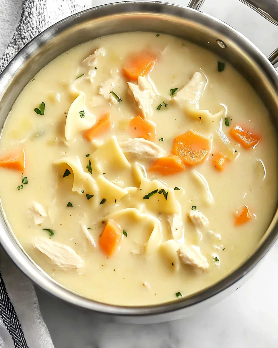 Creamy Chicken Noodle Soup Creamy