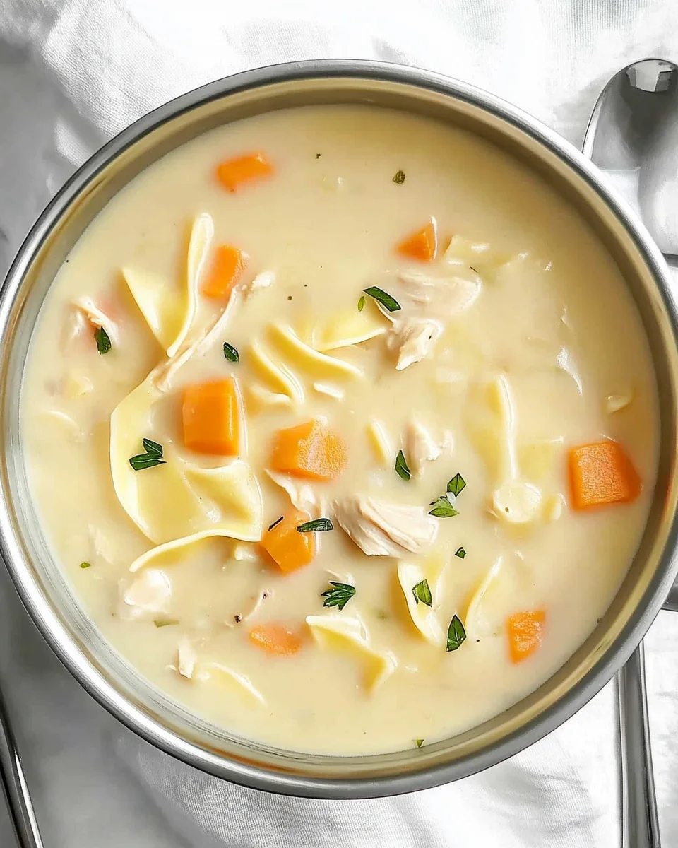 Creamy Chicken Noodle Soup Creamy