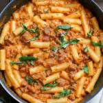Creamy Sausage Rigatoni