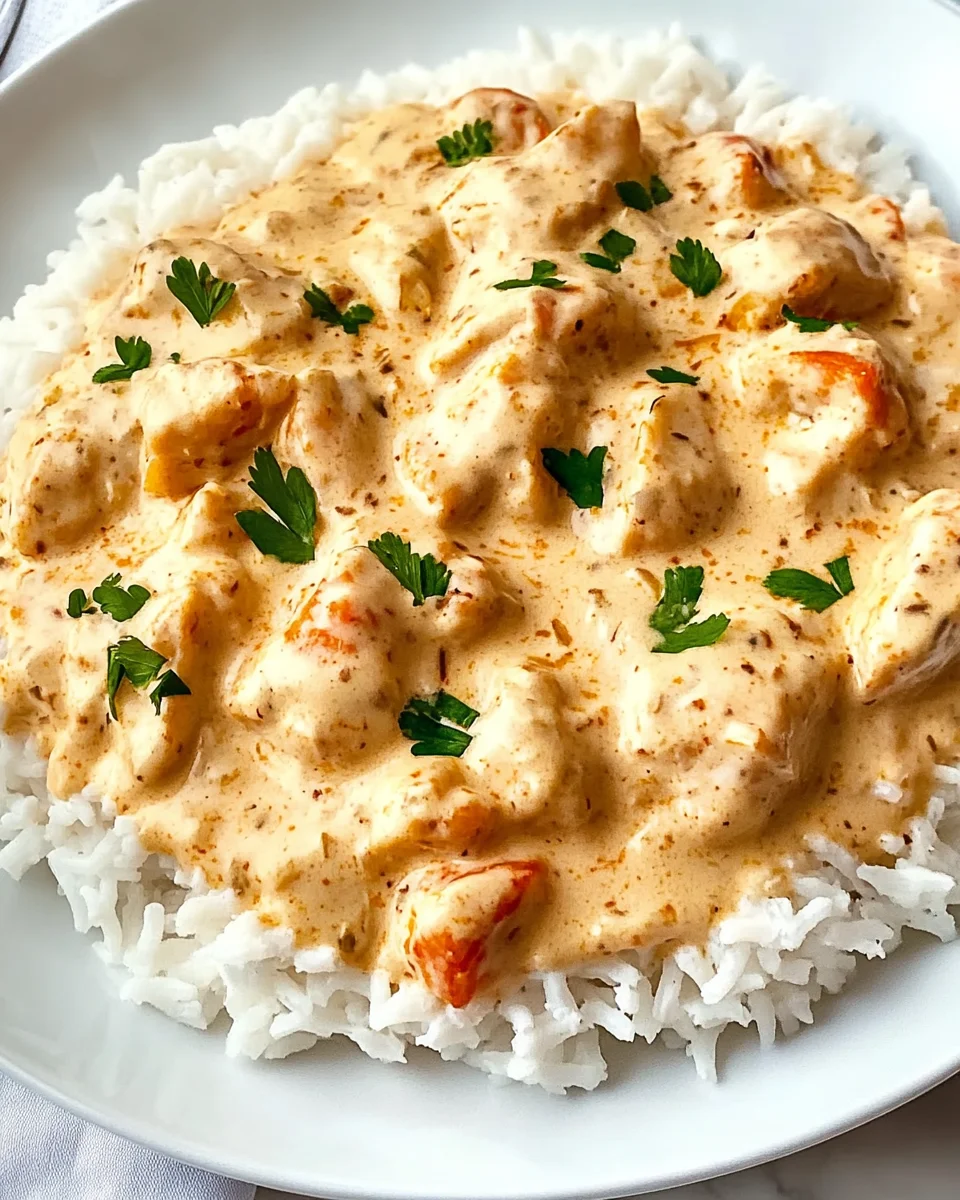 Creamy Smothered Chicken and Rice Creamy