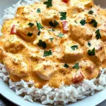 Creamy Smothered Chicken and Rice recipe