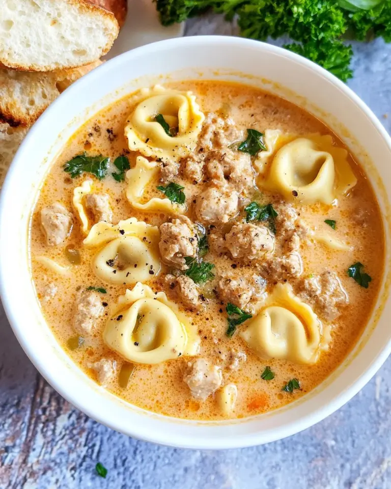 Creamy Tortellini Soup