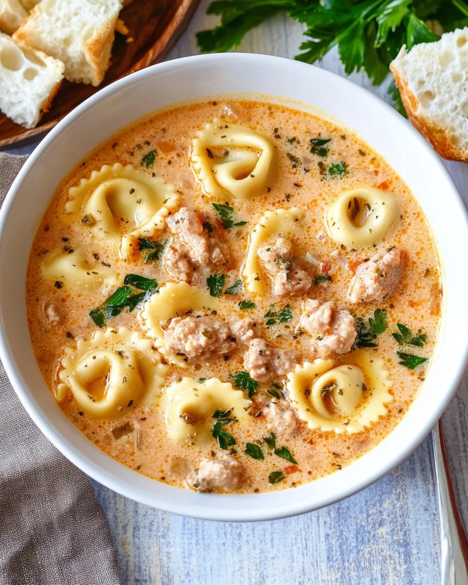 Creamy Tortellini Soup Creamy