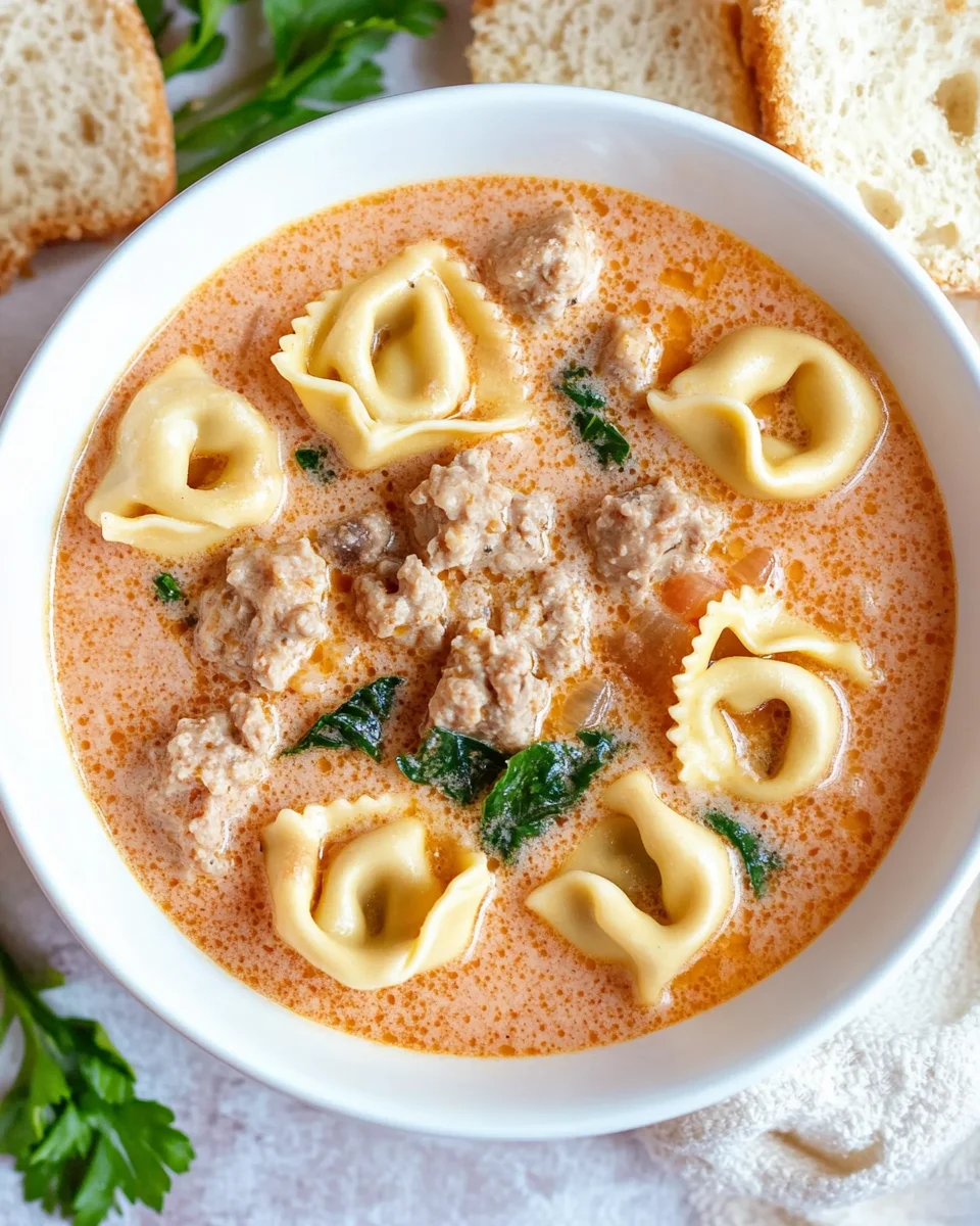 Creamy Tortellini Soup Creamy