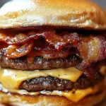 Crispy Bacon Burgers