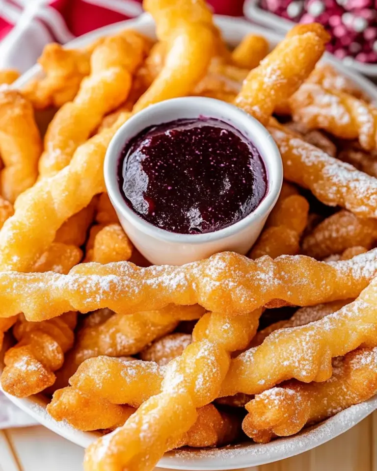 Crispy Funnel Cake Sticks