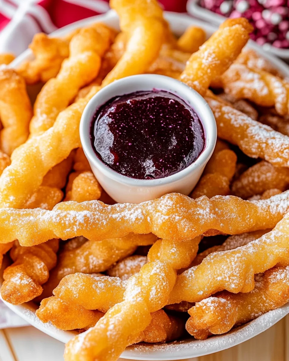 Crispy Funnel Cake Sticks