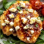 Crispy Hot Honey Feta Chicken