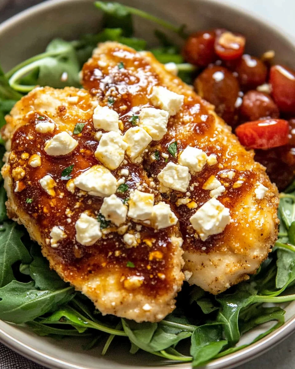 Crispy Hot Honey Feta Chicken Crispy