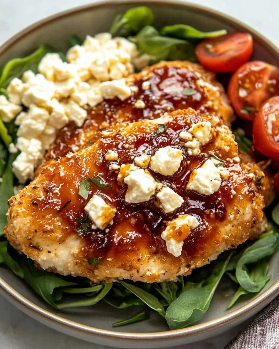 Crispy Hot Honey Feta Chicken Crispy