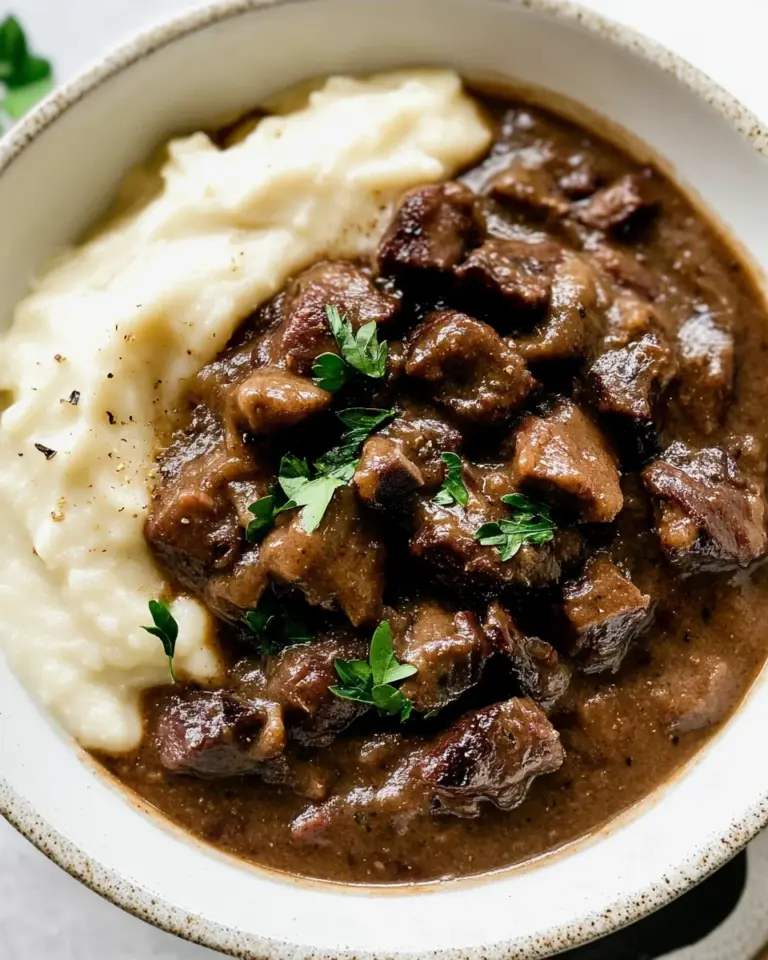 Crock Pot Beef Tips and Gravy