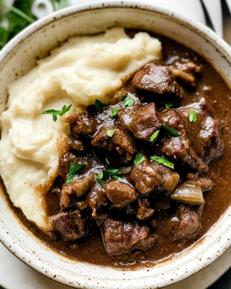 Crock Pot Beef Tips and Gravy Crock
