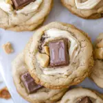 Crumbl Snickers Peanut Butter Cookies