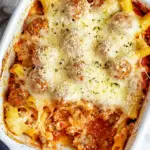 Dump and Bake Meatball Casserole