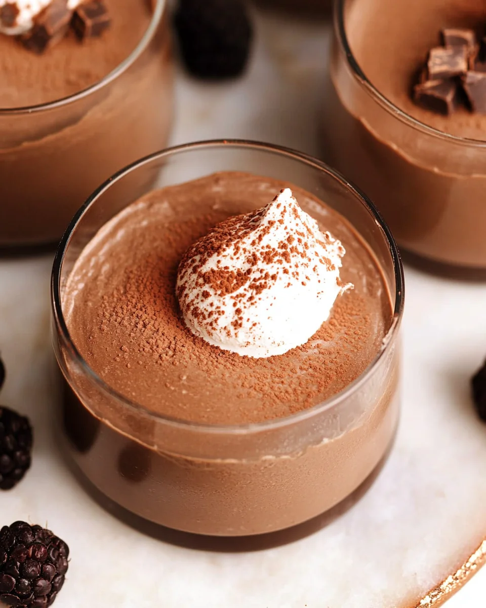 Easy 2-Ingredient Chocolate Mousse Easy