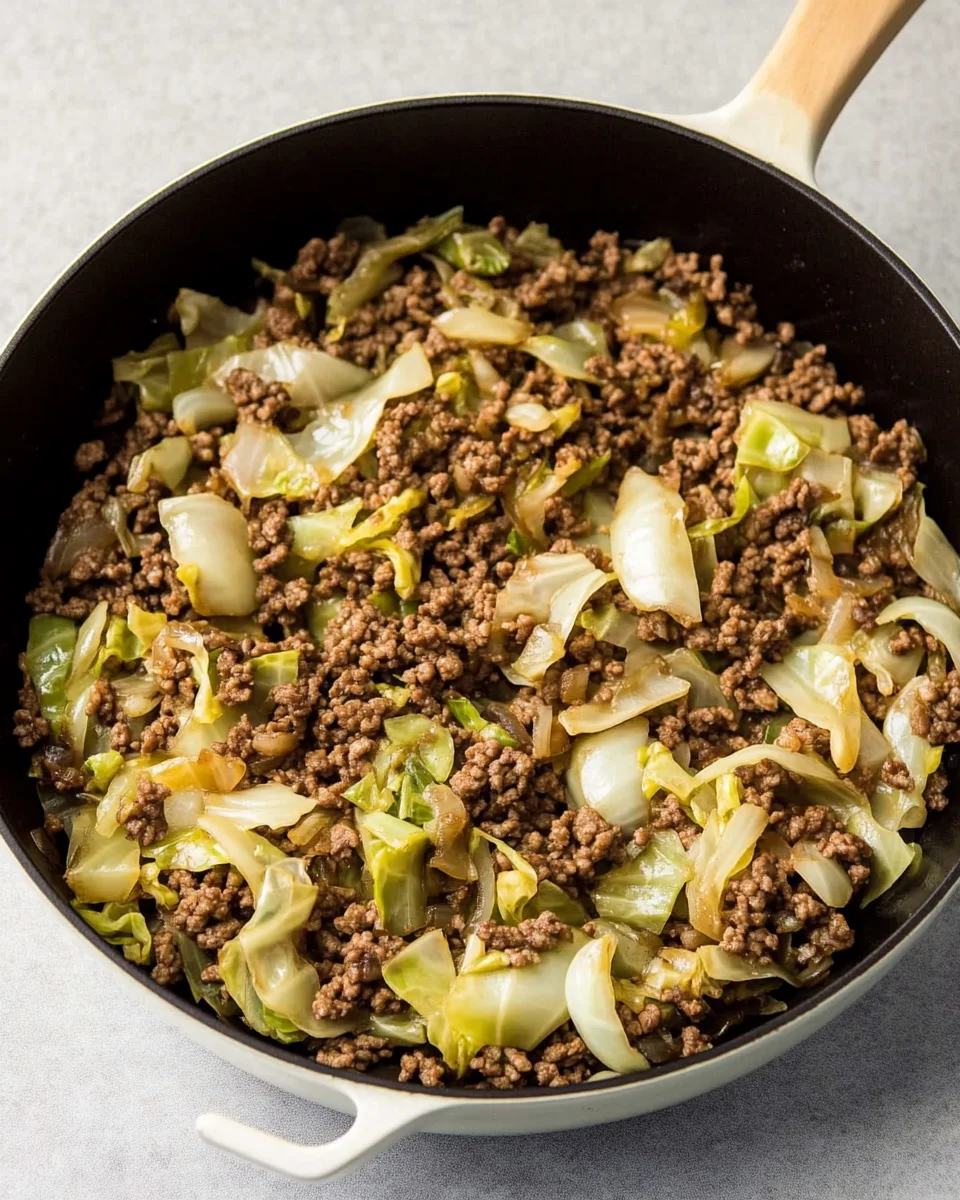 Easy Asian Ground Beef and Cabbage Stir Fry Easy