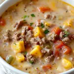 Easy Cheeseburger Soup