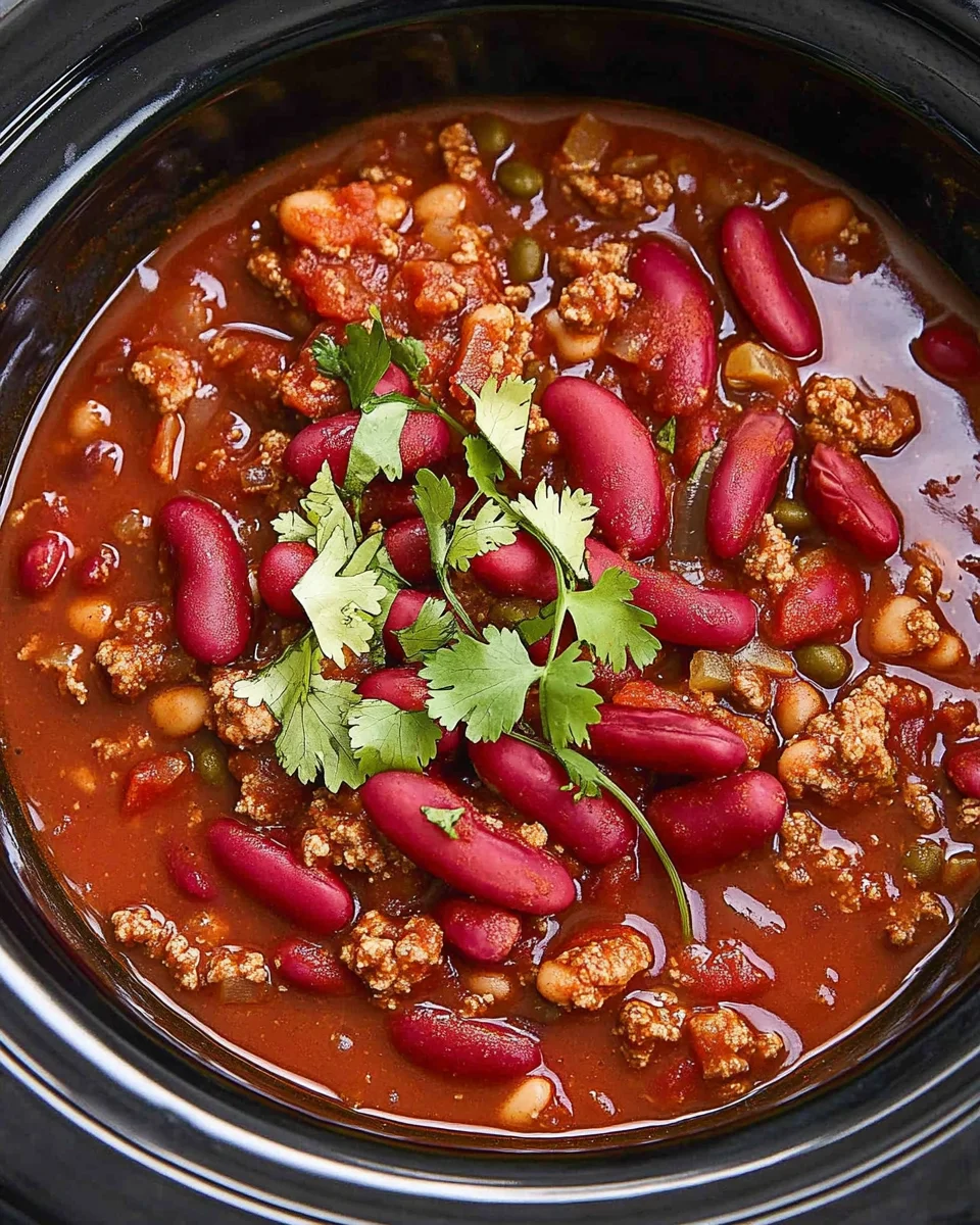Easy Crockpot Chili Easy Crockpot Chili