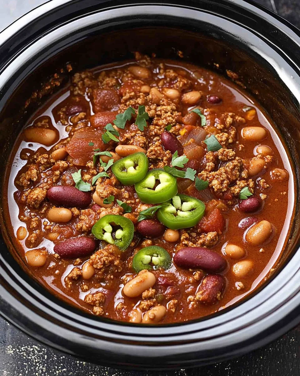 Easy Crockpot Chili Easy
