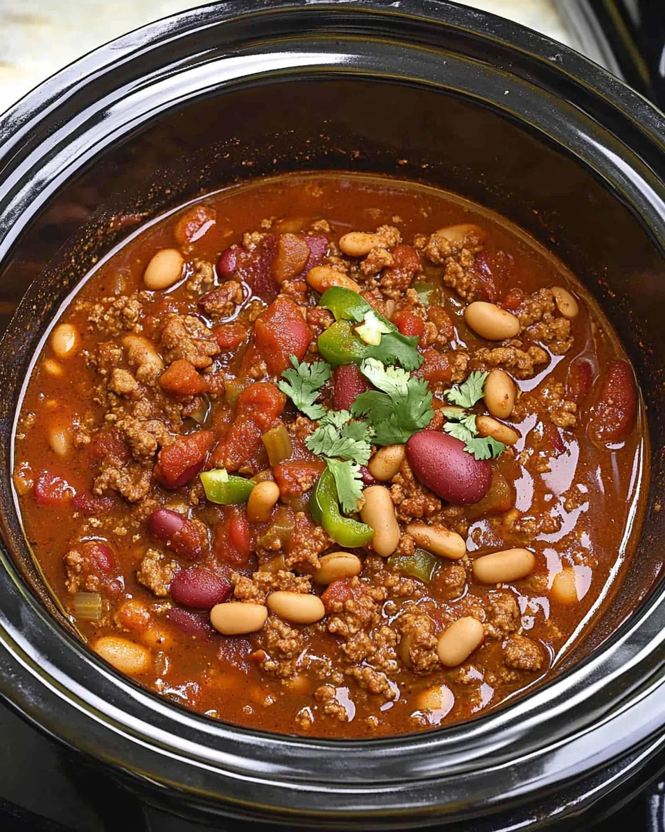 Easy Crockpot Chili Easy