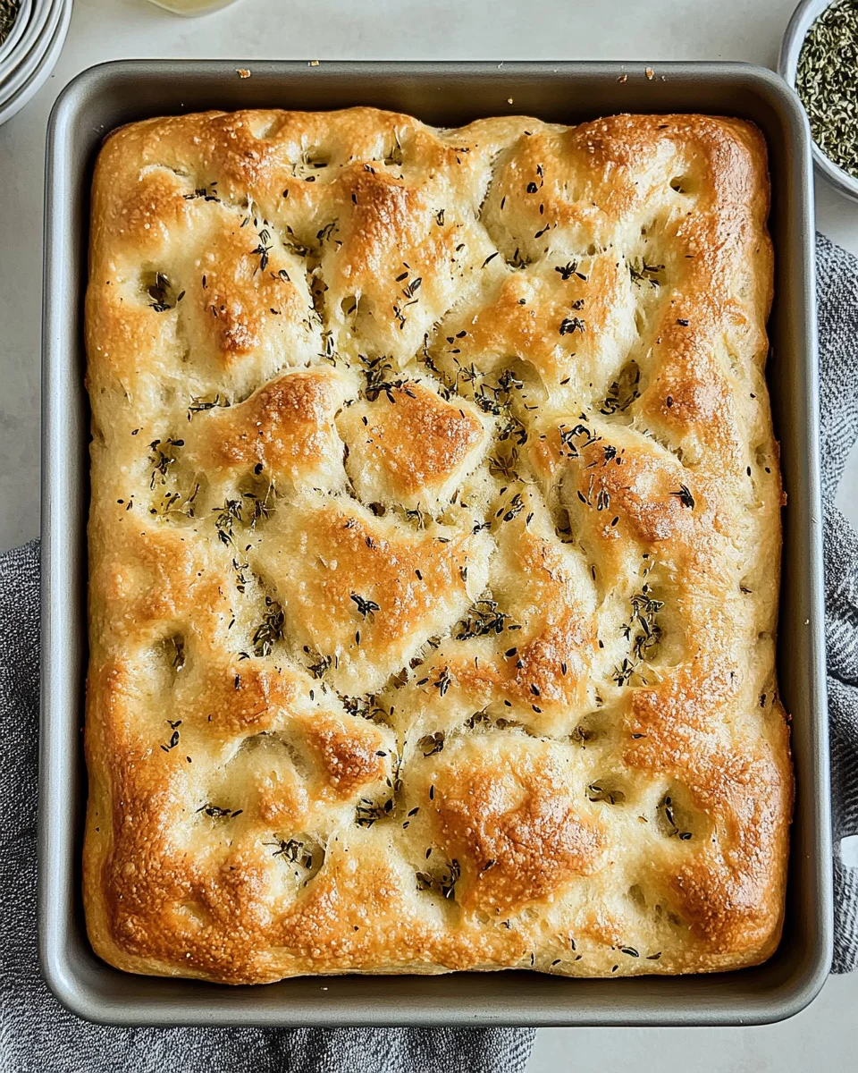 Easy Homemade Focaccia Bread 22 Easy