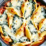 Easy Spinach & Ricotta Stuffed Shells