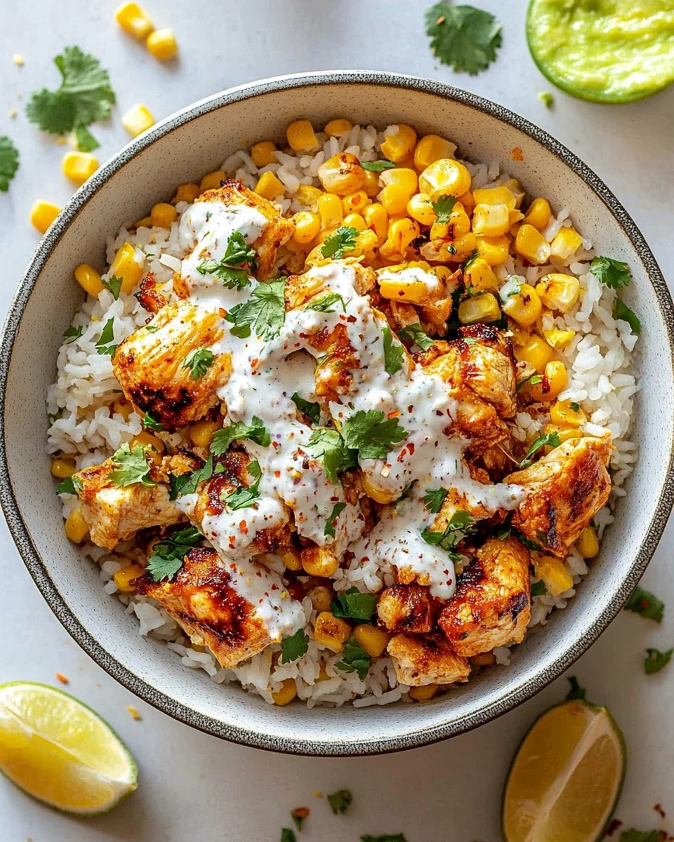 Easy Street Corn Chicken Rice Bowl Easy Street Corn Chicken Rice Bowl