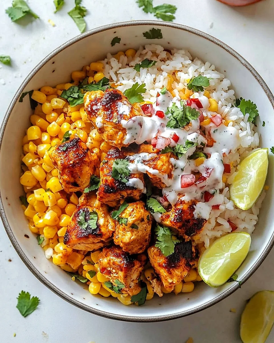 Easy Street Corn Chicken Rice Bowl Easy