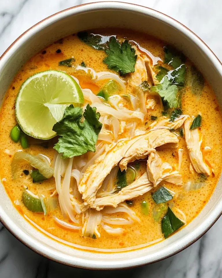 Easy Thai Chicken Curry Soup