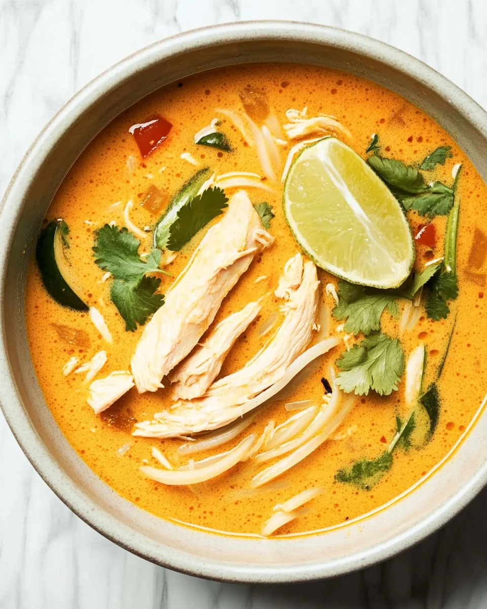 Easy Thai Chicken Curry Soup Easy