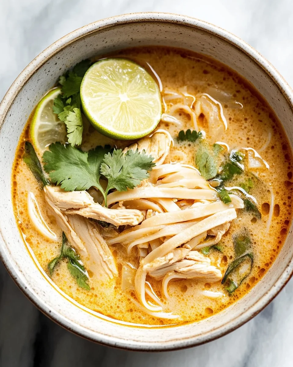 Easy Thai Chicken Curry Soup Easy