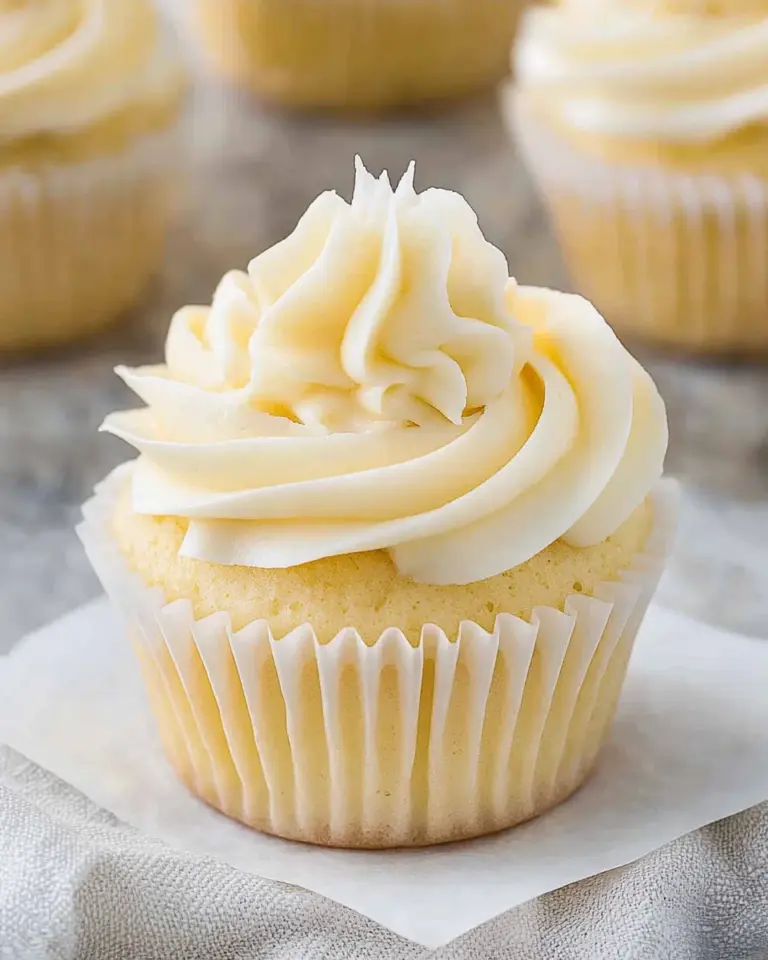 Easy Vanilla Cupcakes Recipe