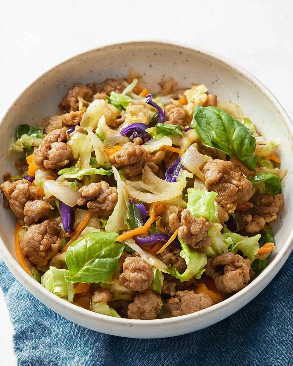 Egg Roll in a Bowl Egg