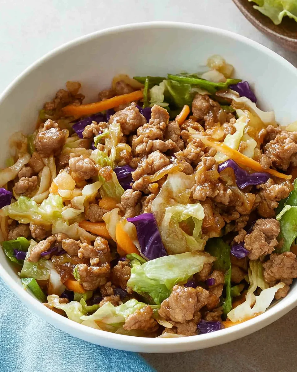 Egg Roll in a Bowl Egg