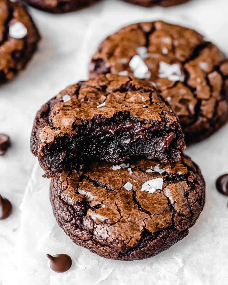 Fudgy Chewy Brookies (Browkies) Fudgy