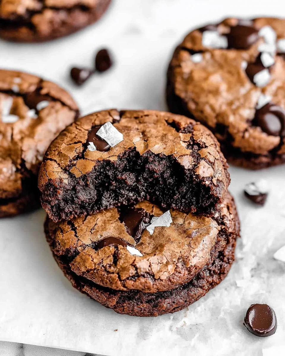 Fudgy Chewy Brookies (Browkies) Fudgy