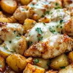Garlic Parmesan Chicken and Potatoes (One-Pan Dinner)