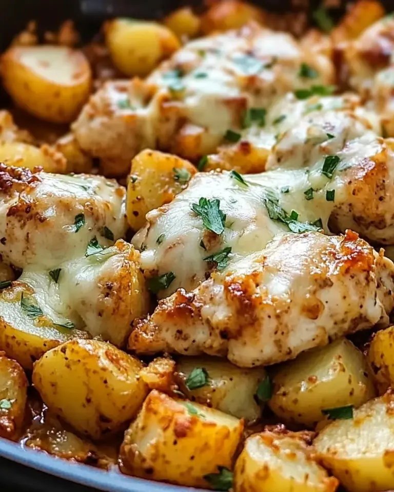 Garlic Parmesan Chicken and Potatoes (One-Pan Dinner)