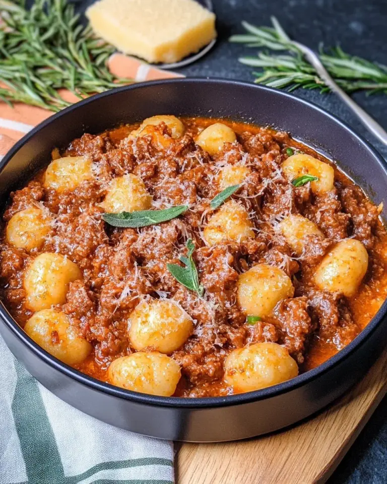Gnocchi Bolognese