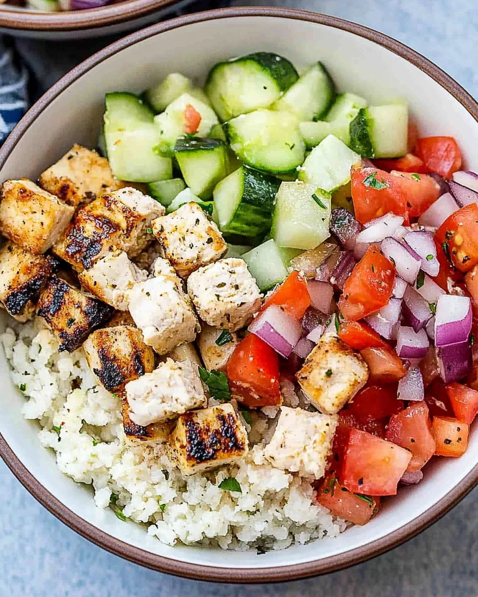 Greek Chicken Bowl Greek